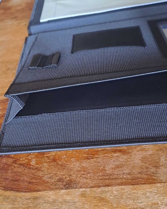 папка луксозна за документи черна Марксман Marksman Размер А4