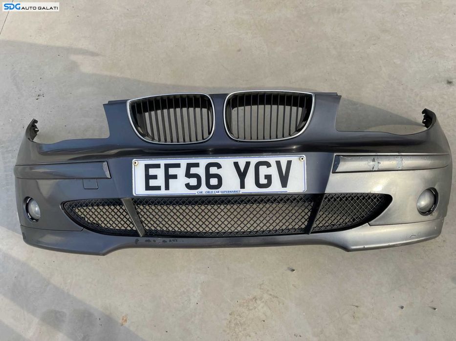 Bara Spoiler Fata Completa cu Grile si Proiectoare BMW Seria 1 E81 E87 2004 - 2008 Cod BM04025BAN [Z0072]