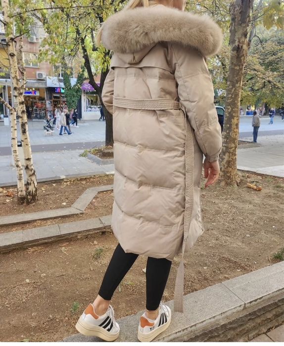 Ново Луксозно дамско зимно яке