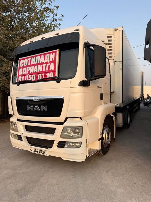 Uz MAN TGS 19.400 + UzAutoTRAILER Реф Сотилади