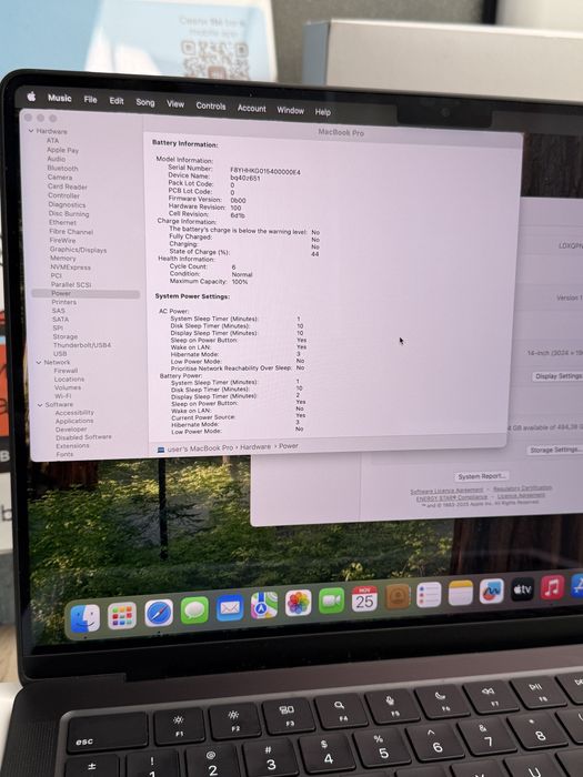 512GB•97лв/м‼️ MacBook Pro (14-inch, M4, 2025) spb/10C GPU/16GB/512GB