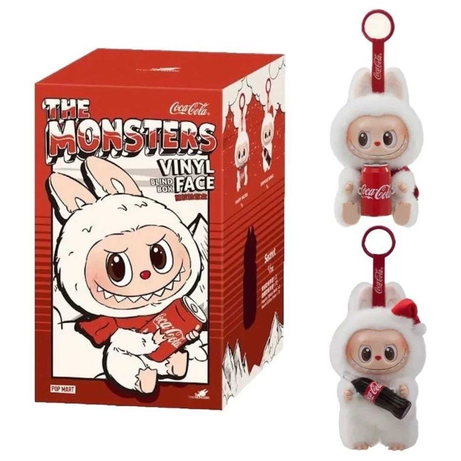 Интерактивна Labubu x Coca-Cola Blind Box, LED светлини + звукови ефе