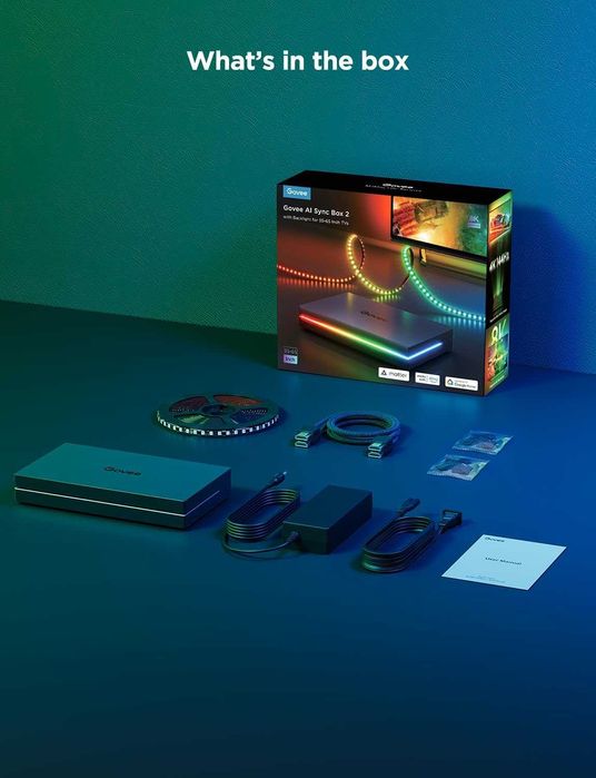 Govee AI Sync Box 2 - "Ambilight" за геймъри (HDMI 2.1, 8K, 4K 144Hz)