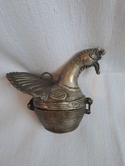 Dhokra tamaiar vas ars tamaie bronz argintat