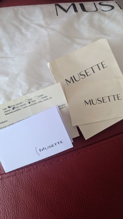 Дамска чанта от естествена кожа Musette