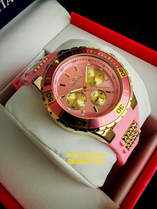 INVICTA Pink Lady 38 mm, Инвикта нов дамски часовник