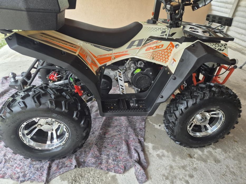 ATV Asix Magnum EEC 200cc, roti 10 inch, 1+1 viteze, cutie spate