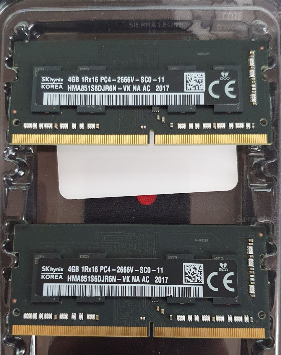 8 ГБ (два модуля по 4 ГБ) памяти DDR4 2666 МГц. For Imac