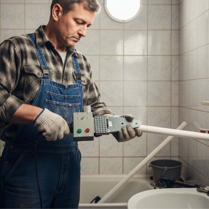 Професионална лепачка за PPR тръби 900W с регулируема температура (50–