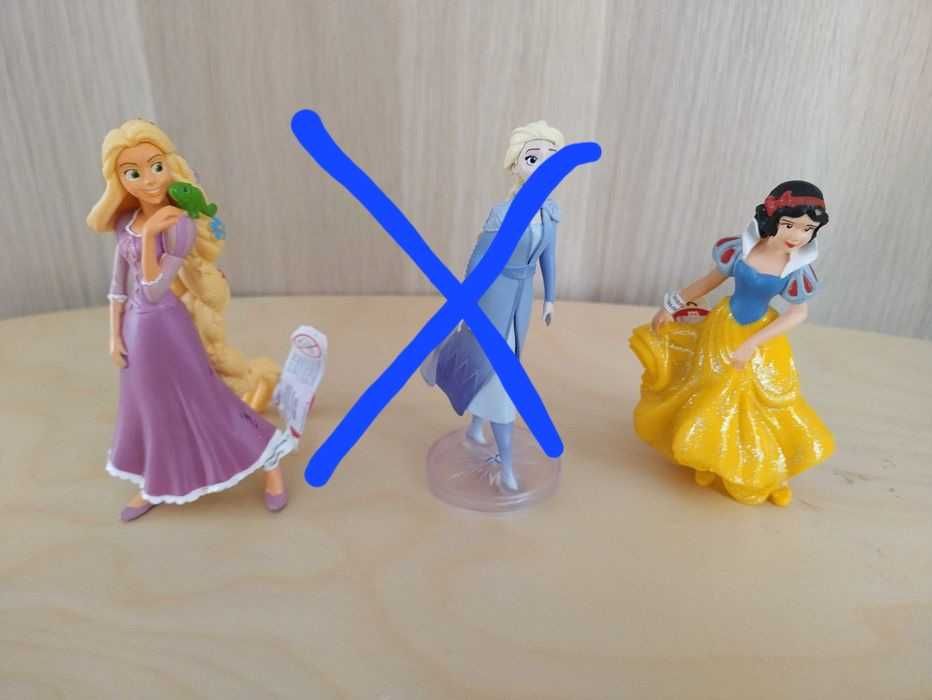 Figurine Rapunzel/ Elsa/ Belle/Alba ca Zapada/ Ariel/ Cenusareasa