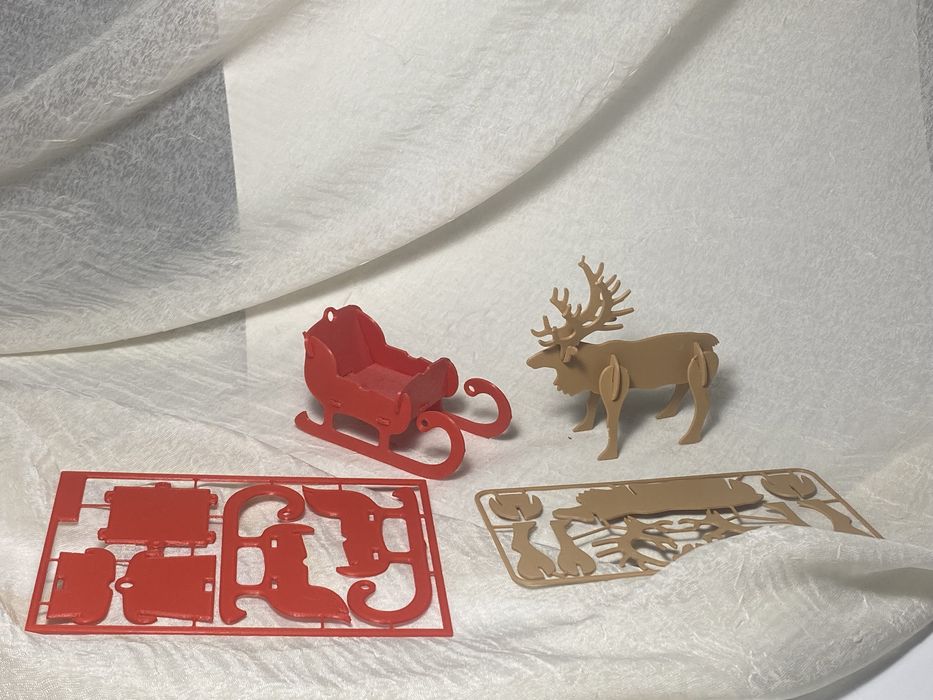 Docoratiuni craciun printate 3D - ornamente brad