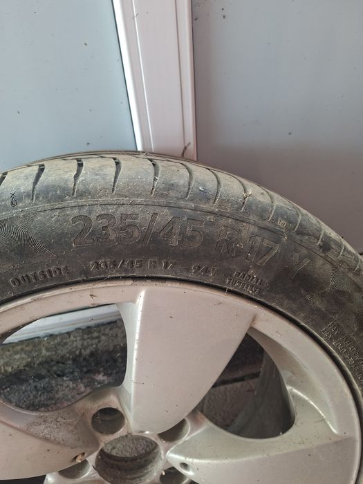 Anvelopa tirelli  315 35 21 și geantă  magneziu echipata bmw f10