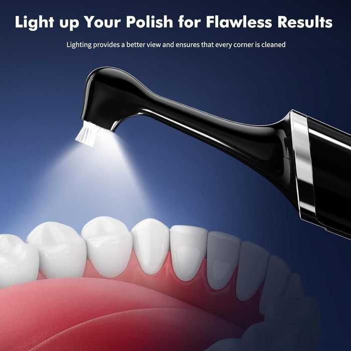 Електрическа машина за полиране на зъби Hapycat, 5 скорости, 6 глави