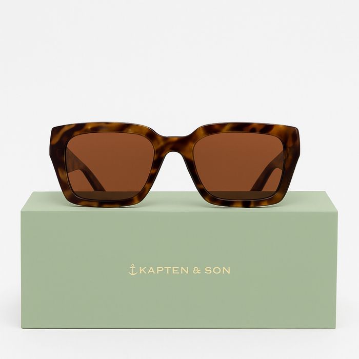 Ochelari de soare Kapten & Son – Seville Havana Tortoise Brown, noi
