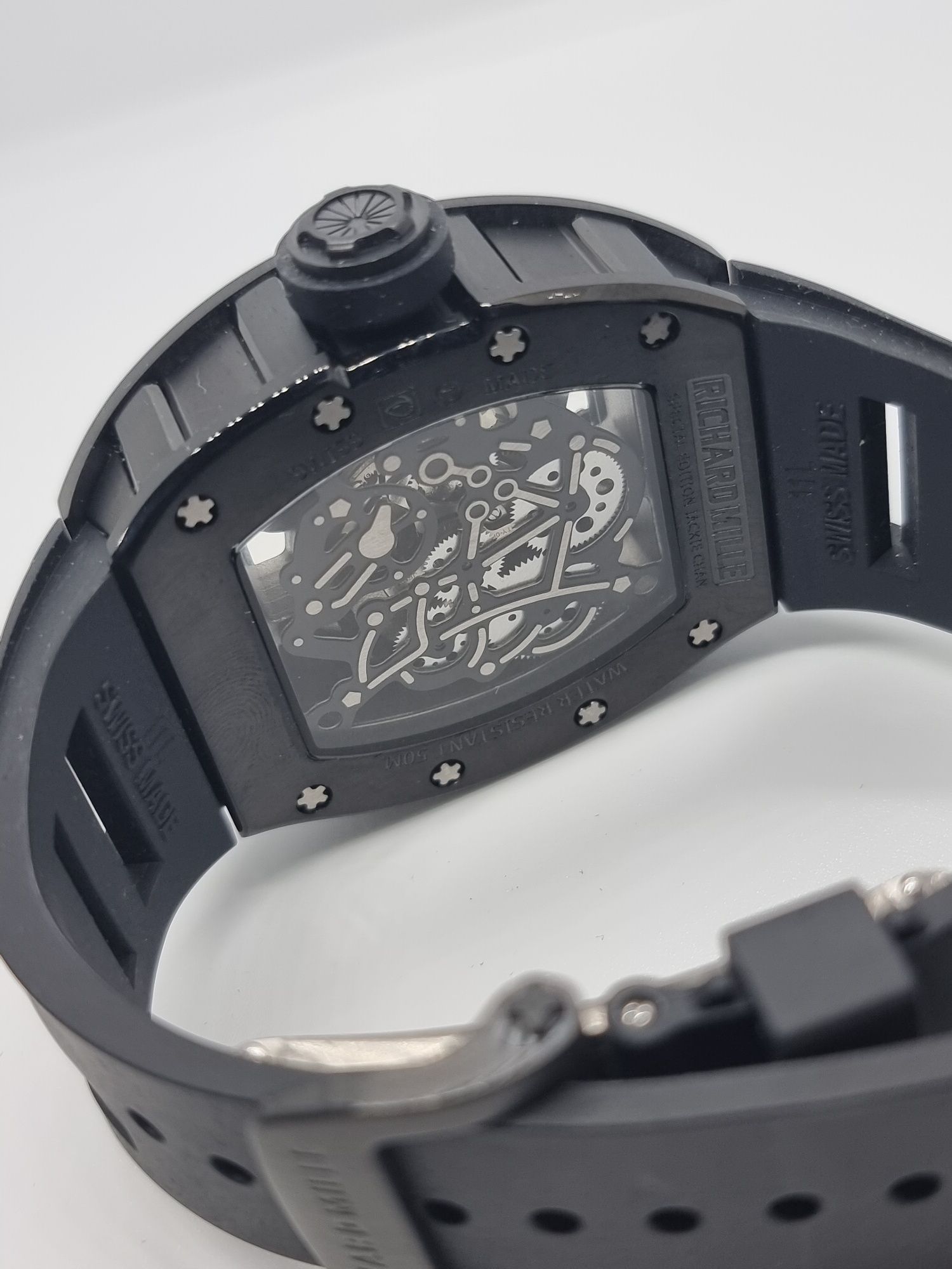 Часовник RICHAR M RM52-02  Horse Head Skeleton Dial Rubber Band