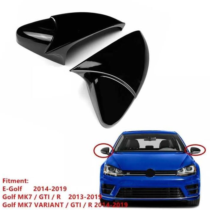 Batman Style капаци странични огледала Volkswagen VW Golf 7 2013- 2020