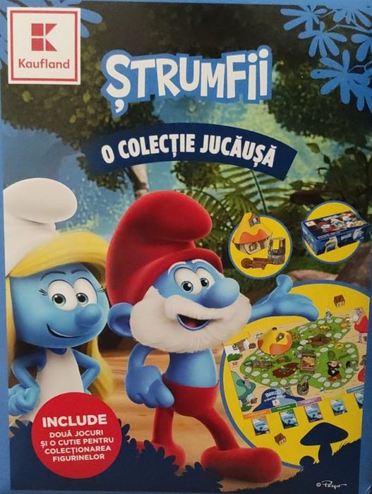 Set complet ștrumfii Kaufland 2025 + album