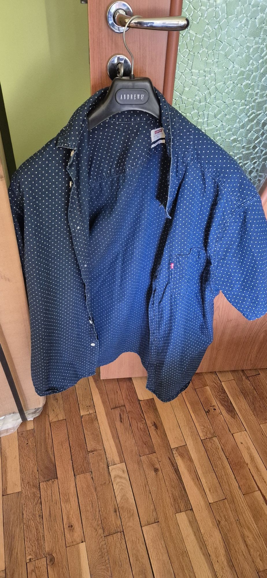 Мьжка риза с кьс ръкав Levis.