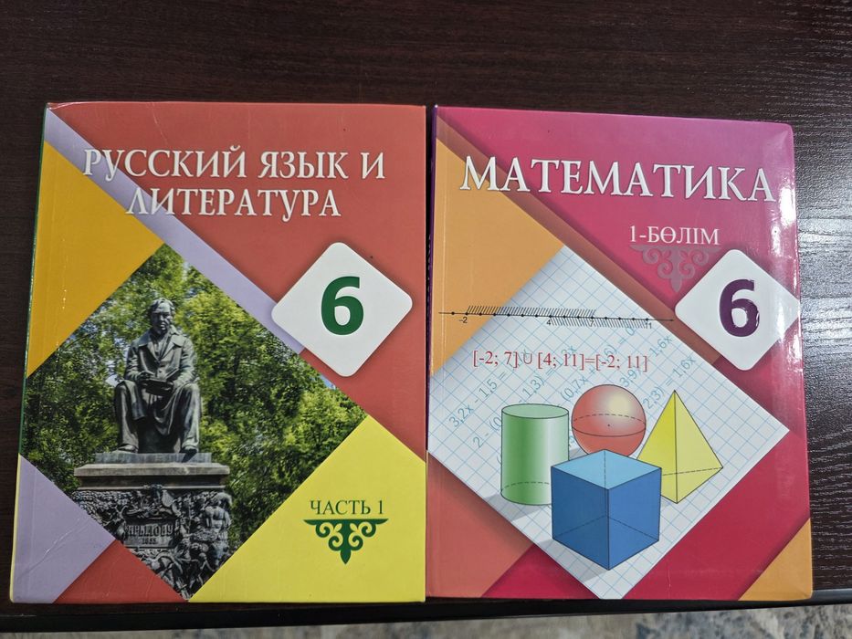 6 сынып оқулықтары. Учебники за 6 класс