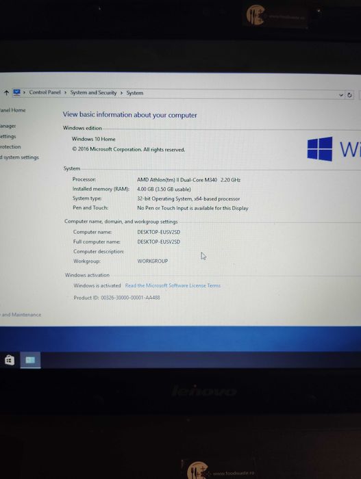 Laptop Lenovo G455