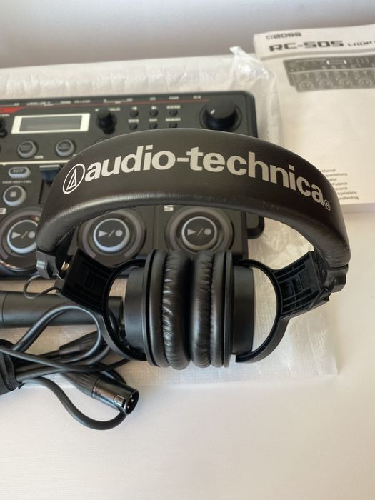 Loop station Boss 505 MK I + Microfon Shure SM 58 + Căști