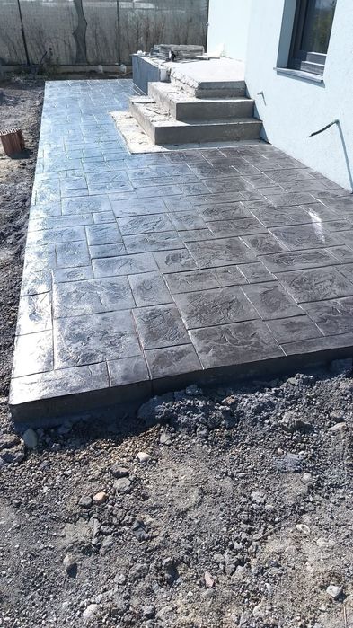 Beton amprentat  90 -100 Ron/mp