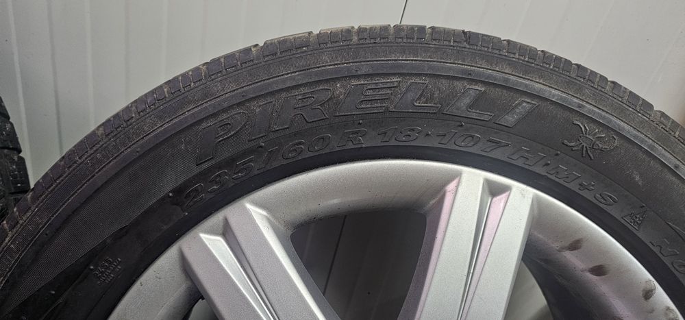 Jante Audi 5×130 R18 compatibile Q7...echipate cu anvelope  Pirelli