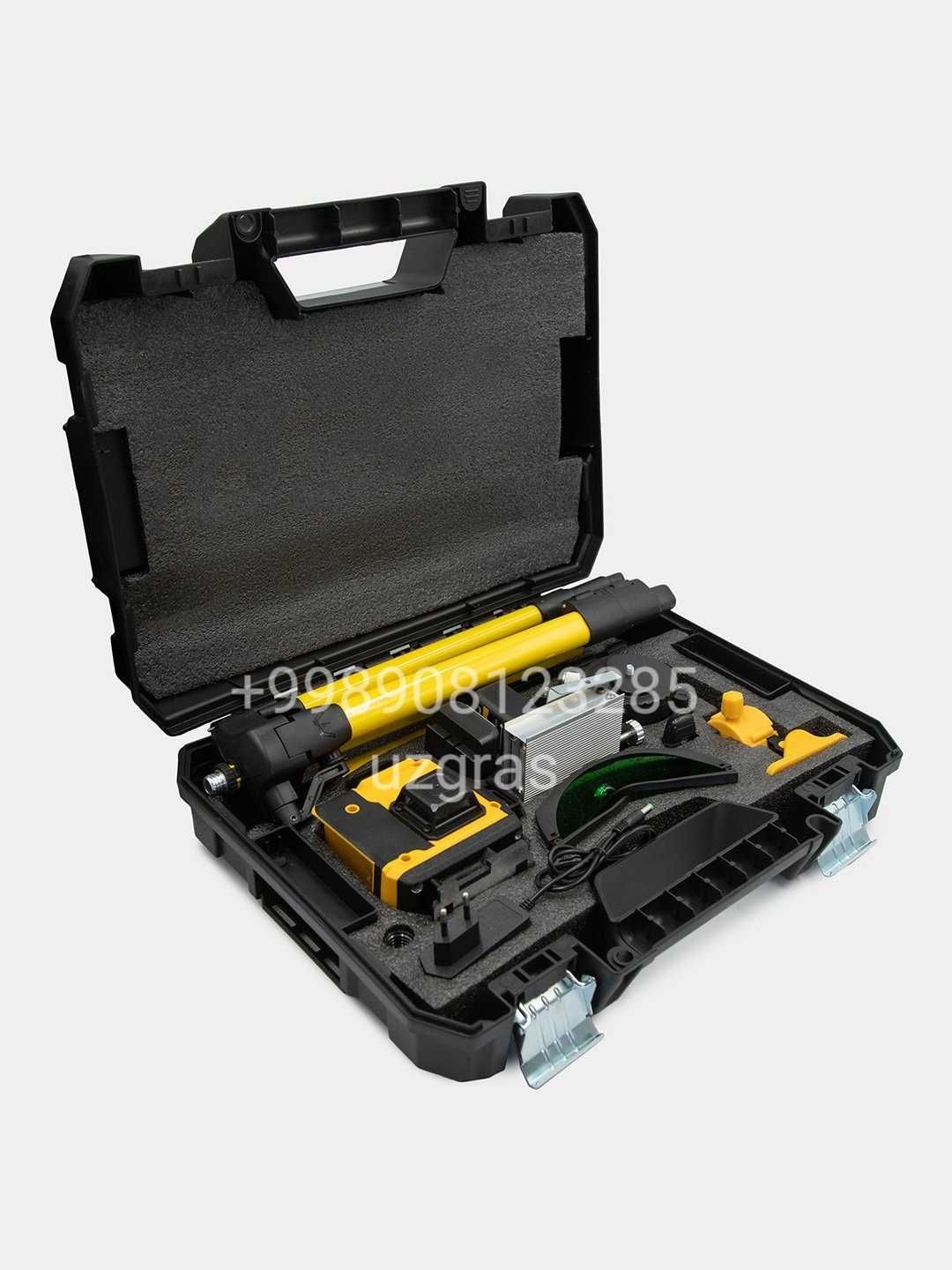 Бепул доставка 16 линия лазерный уровень нивелир  4D 360⁰ DEWALT новый