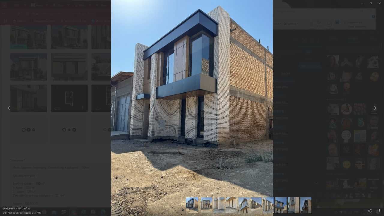 Икки қаватли таунхаус. Умумий ер майдони - 320 м²