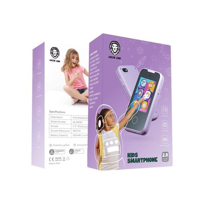 Kids SmartphoneKids Smartphone
Смартфон Green Lion Kids 2,8" — это фан