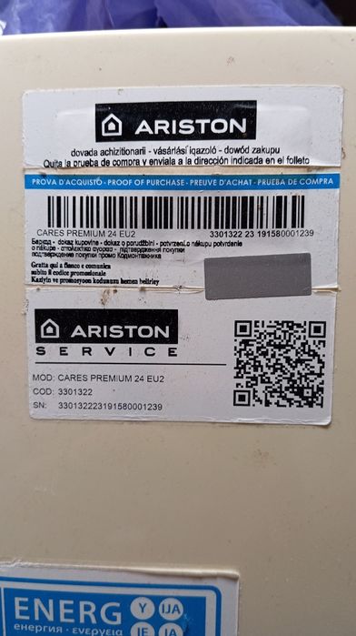 Placă  Electronică  centrală termică Ariston  Cares Premium EU2
