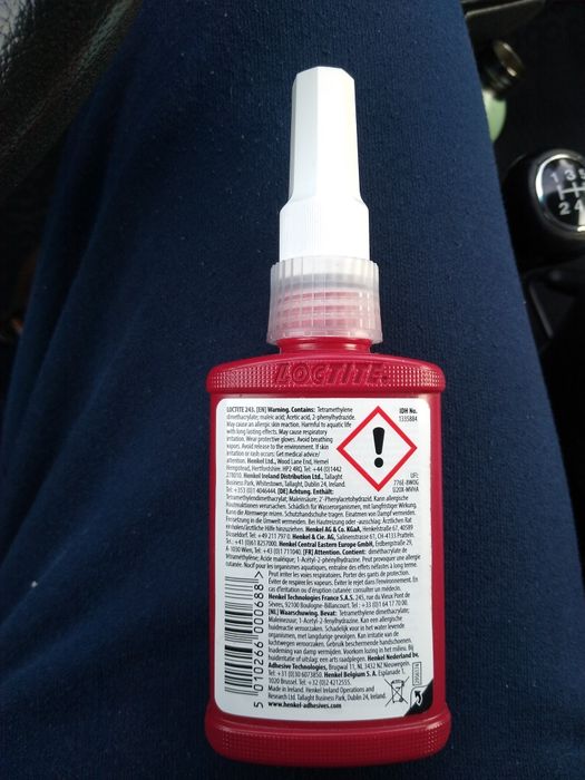 LOCTITE 243 50ml
Este un adeziv pentru asigurarea asamblărilor filetat