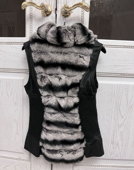 Безоукавка жилетка Шиншилла