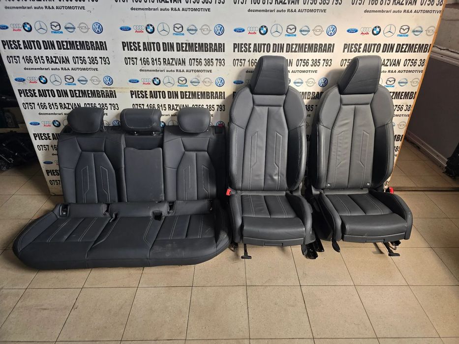 Interior Complet Scaune Bancheta Piele Cu Incalzire Audi Q4 E-Tron 2021-2025 Volan Stanga