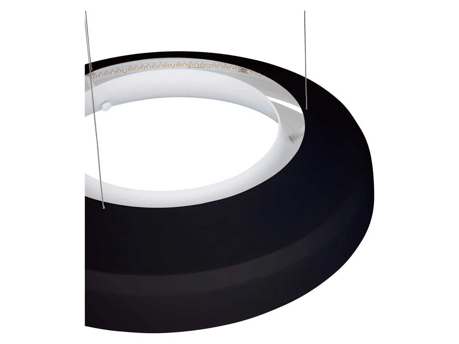 LED пендел Полилей димируем Zigbee Smart Home смарт Черен Бял 4200 lm