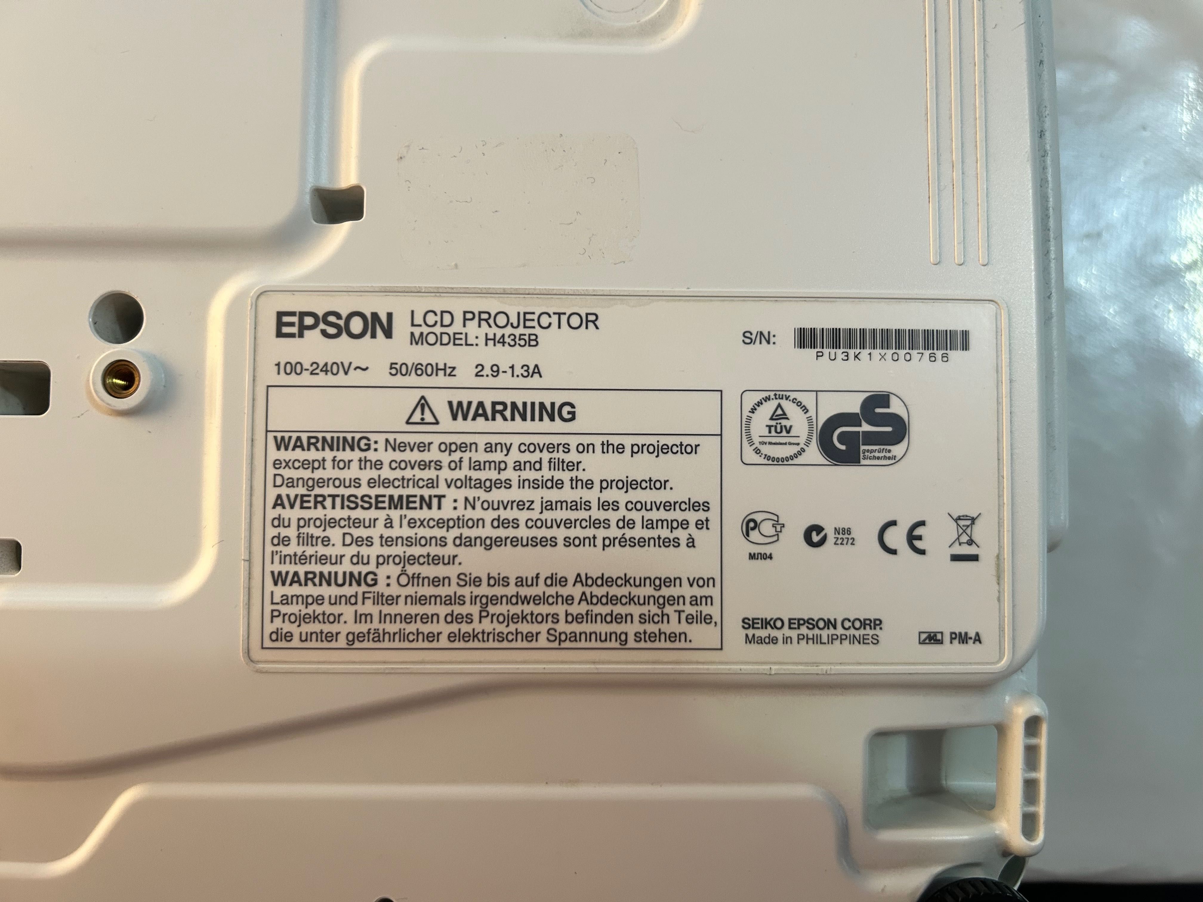 Проектор EPSON EB-X11