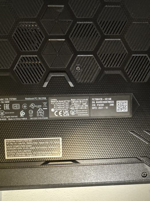 Asus TUF F17 FXU706HCB-HX148