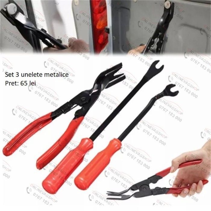 Set scule/spatule pentru demontare trimuri bord sau elemente interior