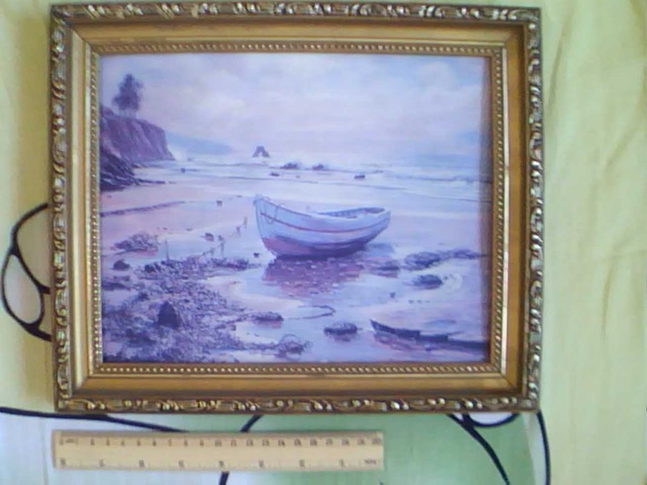 Небольшая картина на стену в отличной  раме 30*23 см