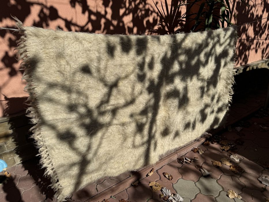 Sarica plocad de lana autentic