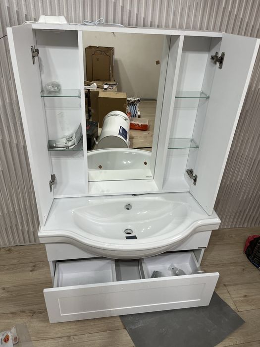 Раковина тумба зеркало комплект