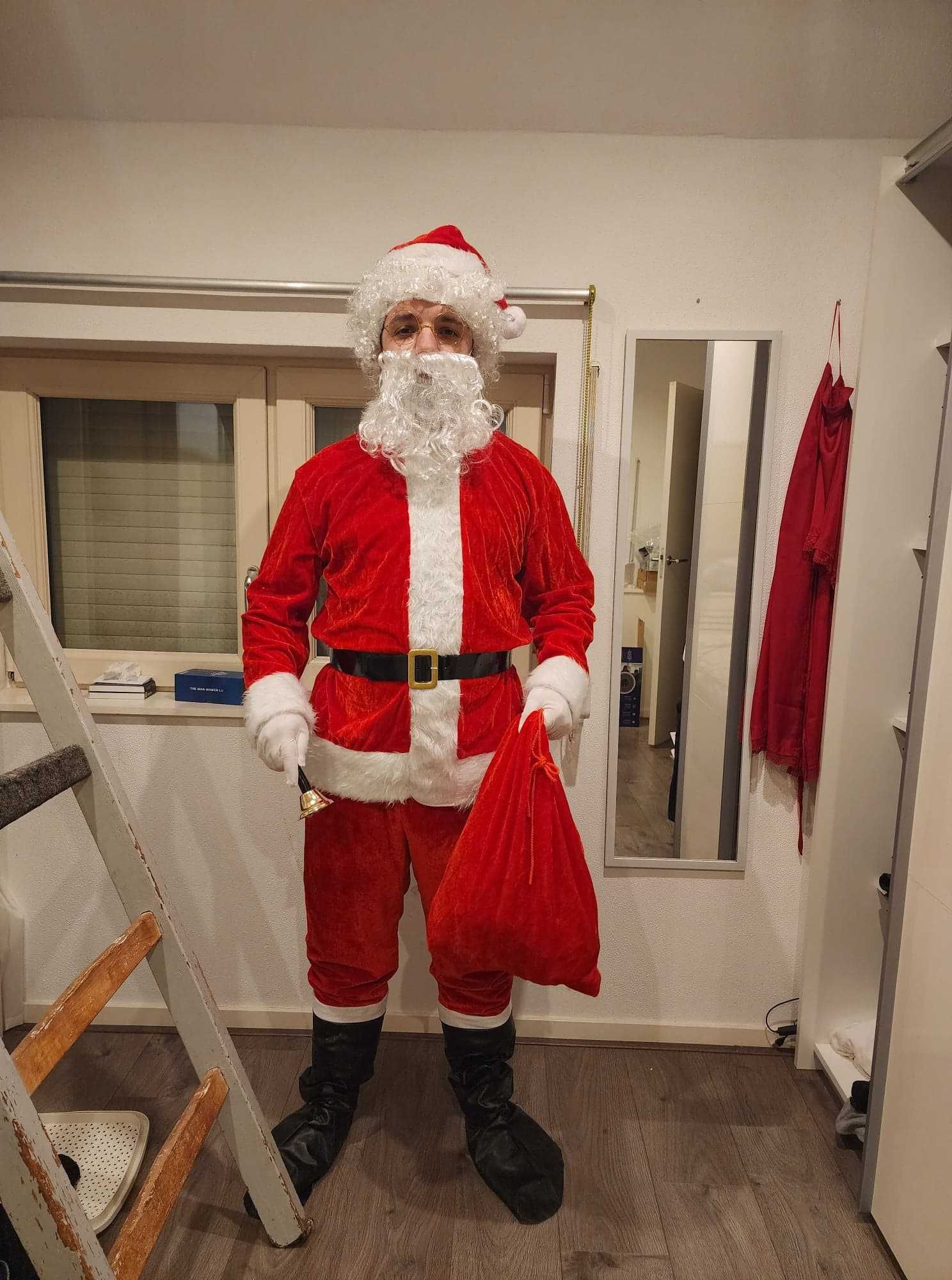 Costum Cosplay de Moș Crăciun Santa Claus pentru adulți nou 10 piese