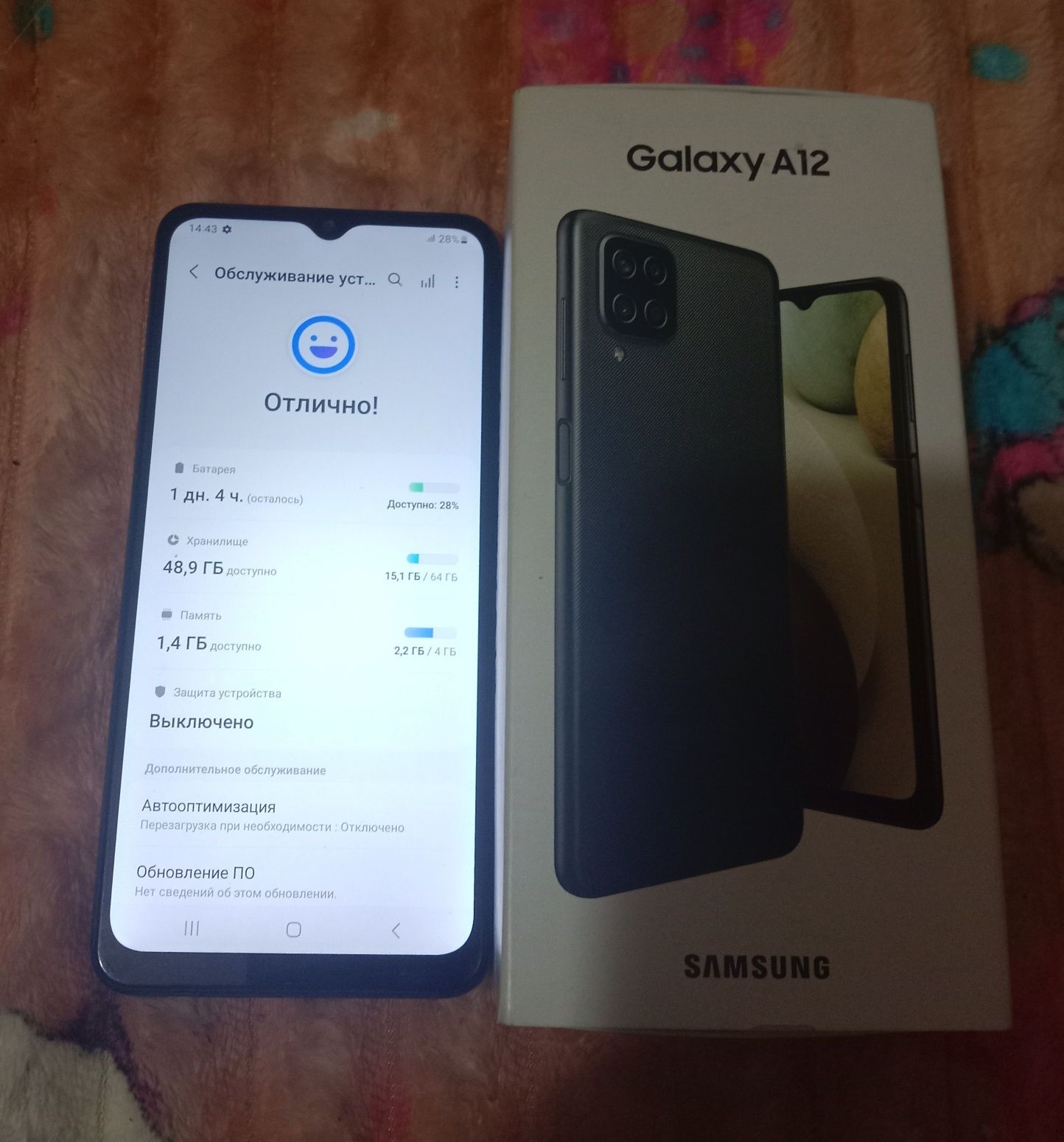 Samsung A12,64гб в хорошем состоянии Торга нет!