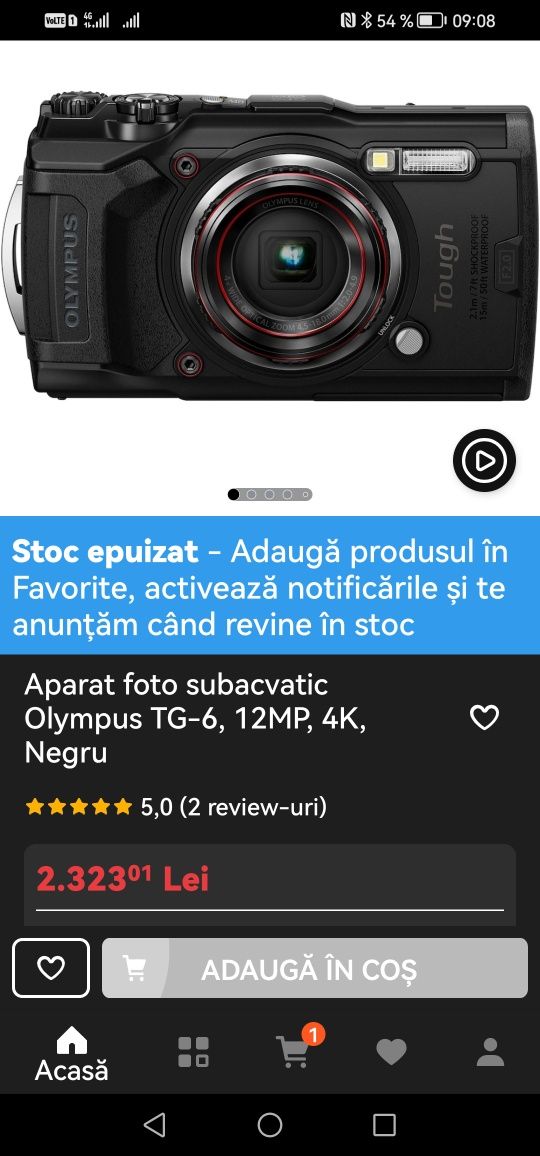 Olympus TG-6 nou