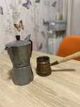 Cafetiera aluminiu si ibric