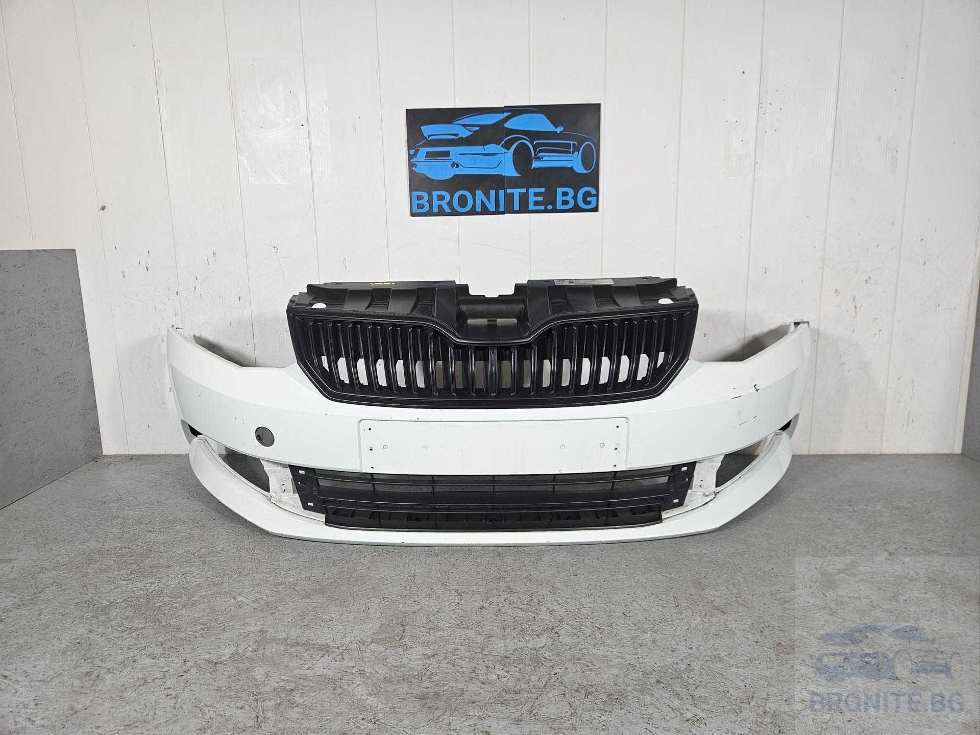 Предна броня Skoda Fabia 3 Шкода Фабиа 3 2014 - 2018