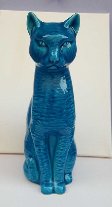 ceramica pisica albastra
