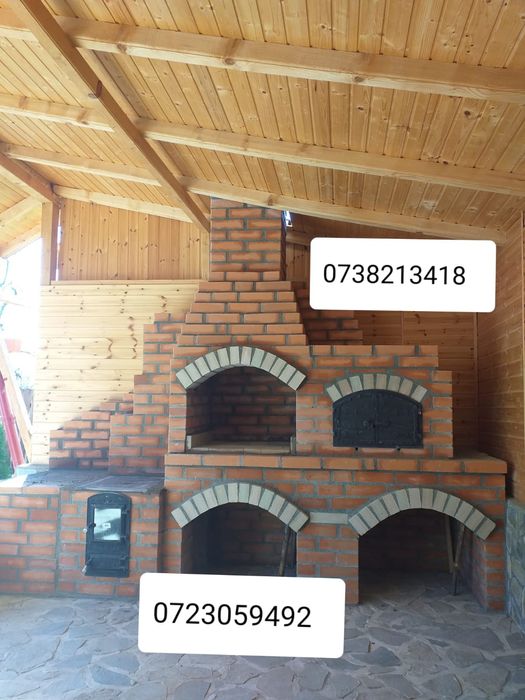 Grătare de cărămidăde grădina