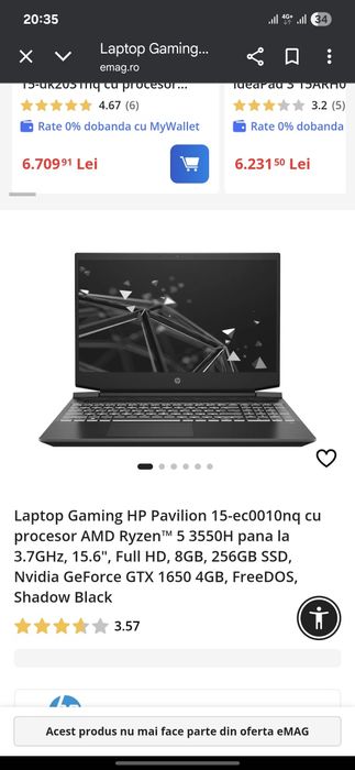 Laptop hp pavilion gaming