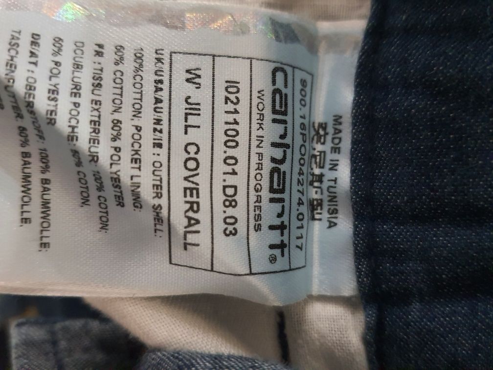 Carhartt дънков гащеризон L